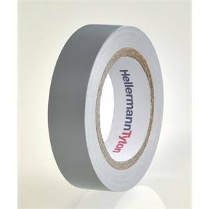 Hellermann tyton helatape flex 15 - nastro isolante in pvc multiuso colore grigio 710-00108