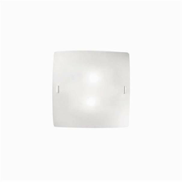 ideal lux ideal lux applique celine pl2 in vetro colore bianco 60w attacco e27 44279 - foto 1
