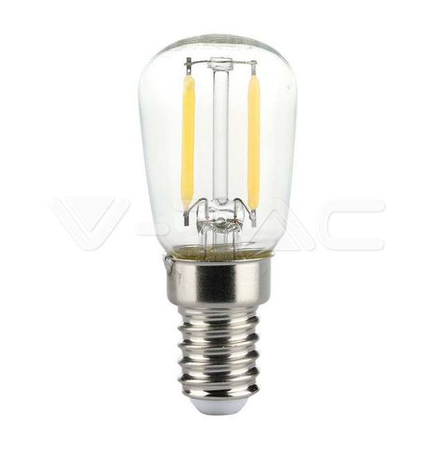 Lampadina led ST26 V-tac attacco E14 potenza 2W 3000K VT-1952-N - 214444 01
