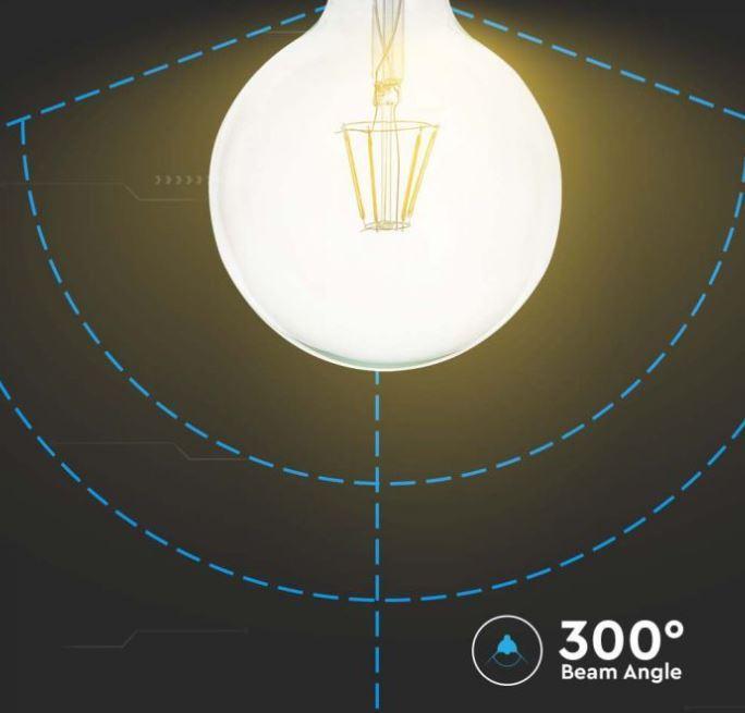 Lampadina led a filamento G125 V-tac 10W 4000K E27 VT-1979-N - 214423 04