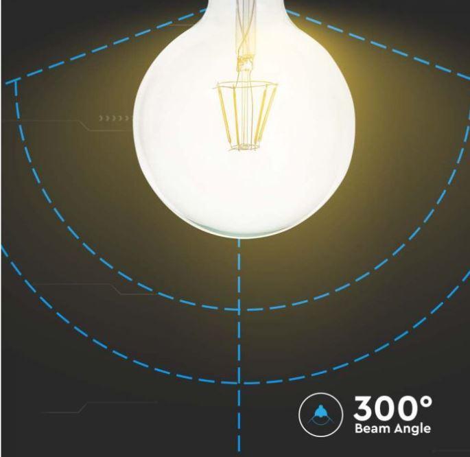 Lampadina led a filamento G125 V-tac 10W 6500K E27 VT-1979-N - 214424 04
