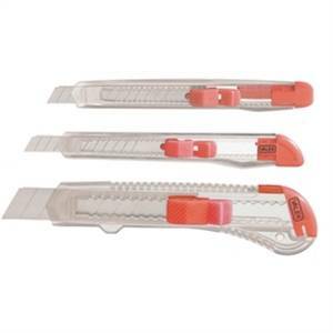 Taglierino  cutter serie reflex- 3 pezzi- 1463112