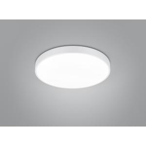 Waco plafoniera led dimmerabile metallo bianco con interruttore per variazione temperatura di colore led d. 50cm