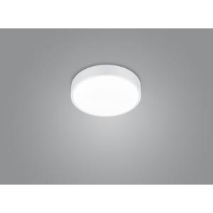 Waco plafoniera led dimmerabile metallo bianco con interruttore per variazione temperatura di colore led d. 30cm