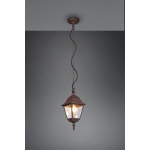 Livenza sospentouchdimmerone da esterno 4 lati futouchdimmerone di alluminio ruggine e vetro trasparente h. 83cm ip44