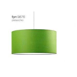 Cilindro paralume colore pistacchio attacco e27 60w diametro 50cm 9876