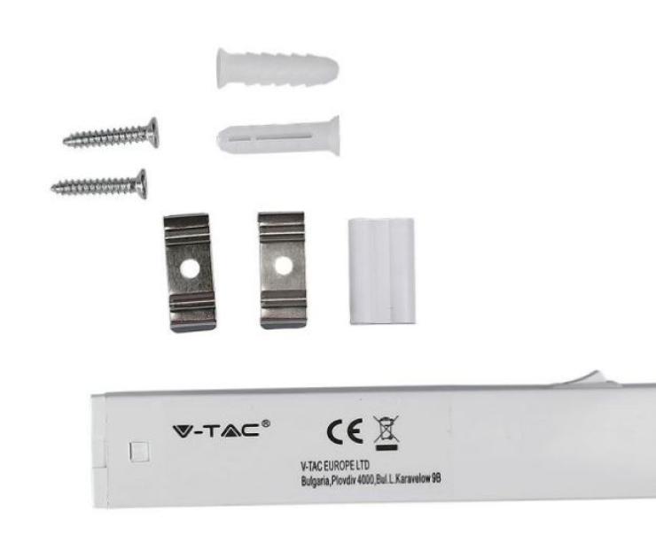 Reglette led T5 V-tac 4W 4000K 30cm-chip samsung VT-035-N - 21690 02