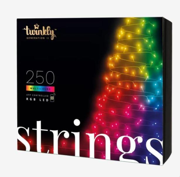 250 led RGB Twinkly wifi IP44 cavo nero 20 metri -TWS250STP-BEU 02