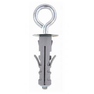 6 tasselli in nylon con occhiello chiuso + rondella 60801b09040f2