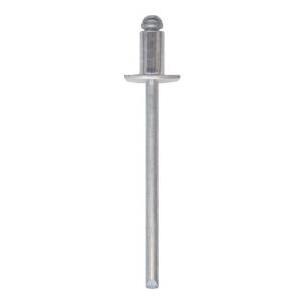 100 rivetti a strappo in alluminio   diametro 4.0 mm lunghezza 14 mm -  03000040014f2