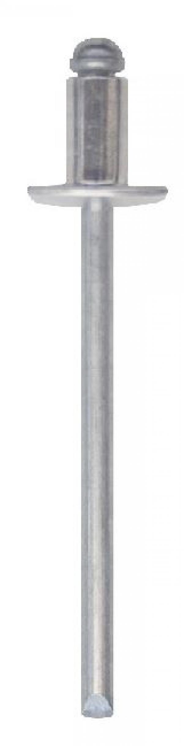 100 Rivetti a Strappo in Alluminio FRIULSIDER  Diametro 4.0 mm Lunghezza 14 mm -  03000040014F2 1