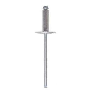 100 rivetti  a strappo in alluminio diametro 4mm lunghezza 16 mm - 03000040016f2