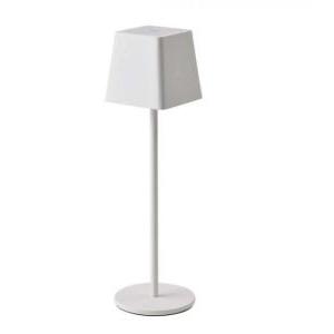 Lampada da tavolo led  ricaricabile 2w 3000k 5v ip54 bianco vt-7563-w - 7691