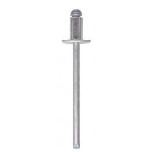 100 rivetti   a strappo in alluminio diametro 4.8 mm lunghezza 12 mm - 03000048012f2