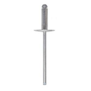 100 rivetti  a strappo in alluminio - diametro 4.8 mm, lunghezza 14 mm - 03000048014f2
