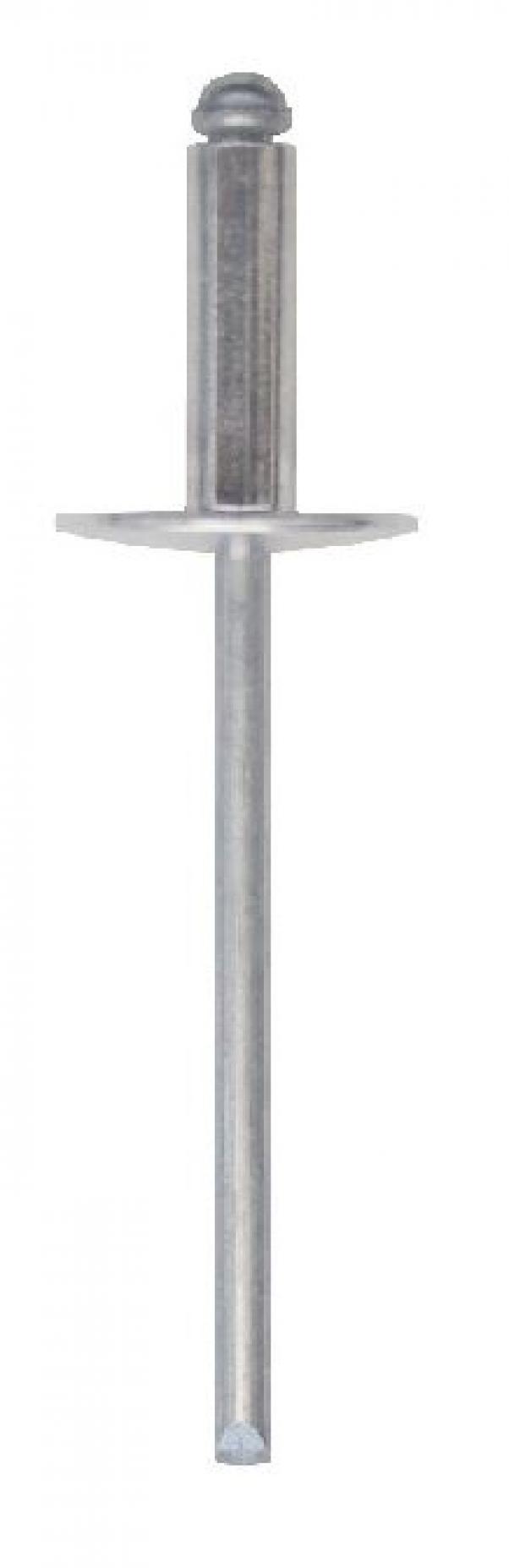 100 Rivetti Friulsider a Strappo in Alluminio - Diametro 4.8 mm, Lunghezza 14 mm - 03000048014F2 01