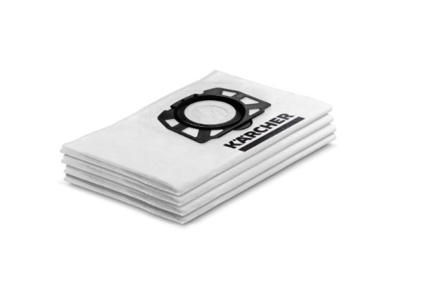 Sacchetti filtro in vello Karcher 4 pezzi per WD2 e WD3 - 2.863-314.0 01