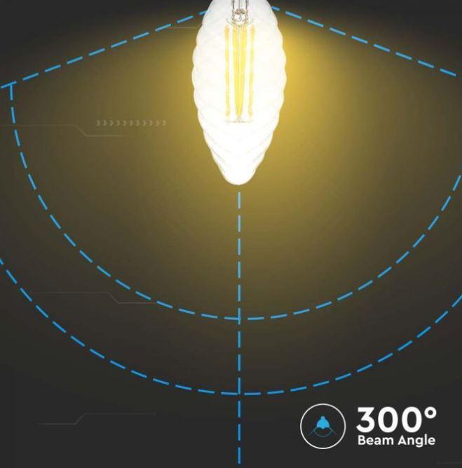 Lampadina led V-tac 4W E14 3000K dimmerabile VT-1985D-N -4367 - 214367 03