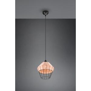 Borka sospentouchdimmerone in rattan colore naturale d. 30cm