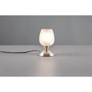Cup ii lamp.acciaio ve.calice alabastro h15