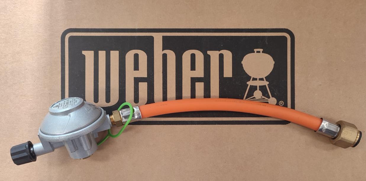 Tubo e regolatore Weber ricambi per barbecue a gas Q 1000 - 64883 02