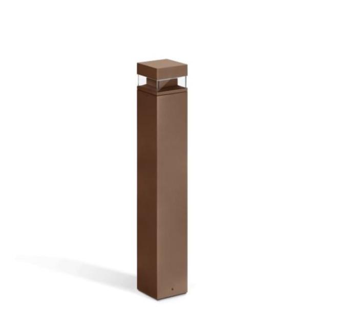 Lampada da terra Lombardo Tok Q H700 14W 3000K IP66 corten- LL12816K3 01
