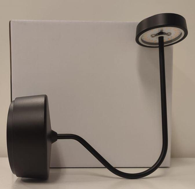 Lampada da parete led Zafferano Swap 4W 2700K nero - LD1015N3 01