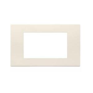 Placca tecnopolimero  linea 4 moduli canapa - 30654.01