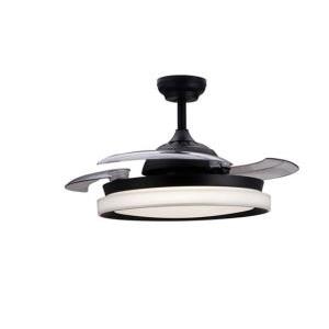 Ventilatore bliss e lampada led  28+35w nero - 40851700
