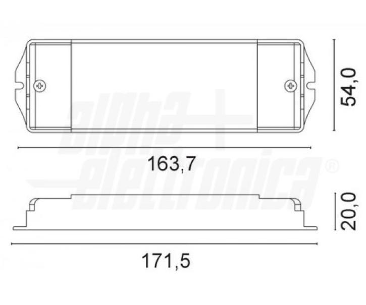 Alimentatore corrente costante per led Alpha Elettronica 40W 0,3-1,4A - KL843-10 03