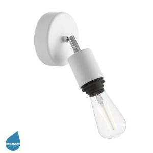 Applique creative-cables eiva elegant ip65 con rosone bianco - ape2tbsbi02