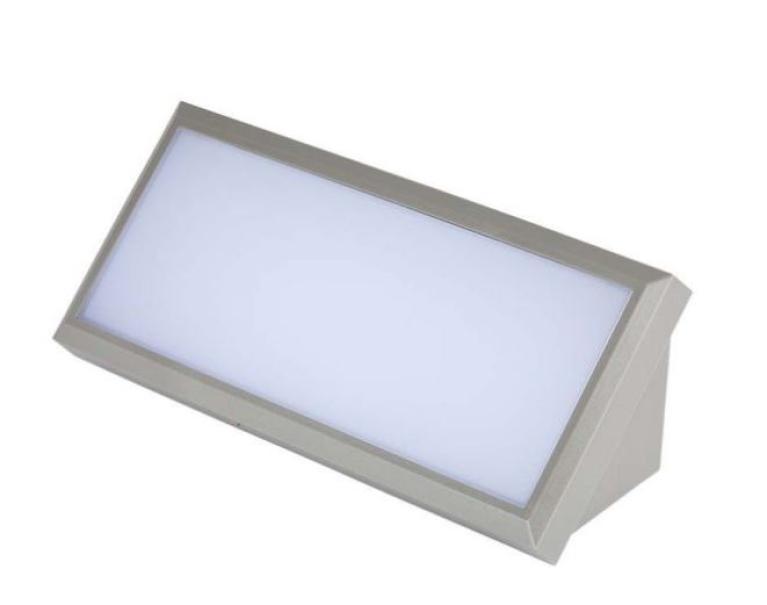 Lampada da parete led V-tac 20W 4200K IP65 grigio- VT-8055-N -8237- 218237 01