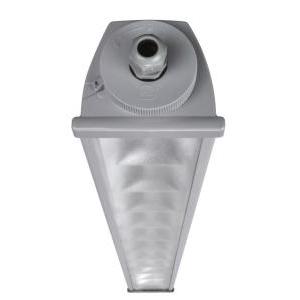 Plafoniera led acciaio reg  2x58w m1200 4000k ip66- a258rd
