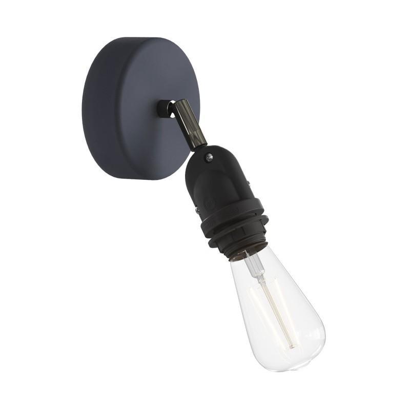 Applique Creative-cables Italia Eiva colore nero IP65 con snodo orientabile - APE2TBSNEPER 01