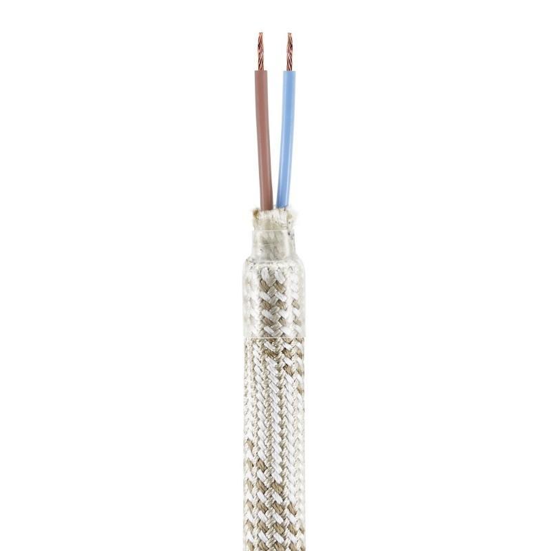 Kit tubo flessibile Creative-cables rivestito in tessuto colore titanio satinato KFLEX60TISRM72  02