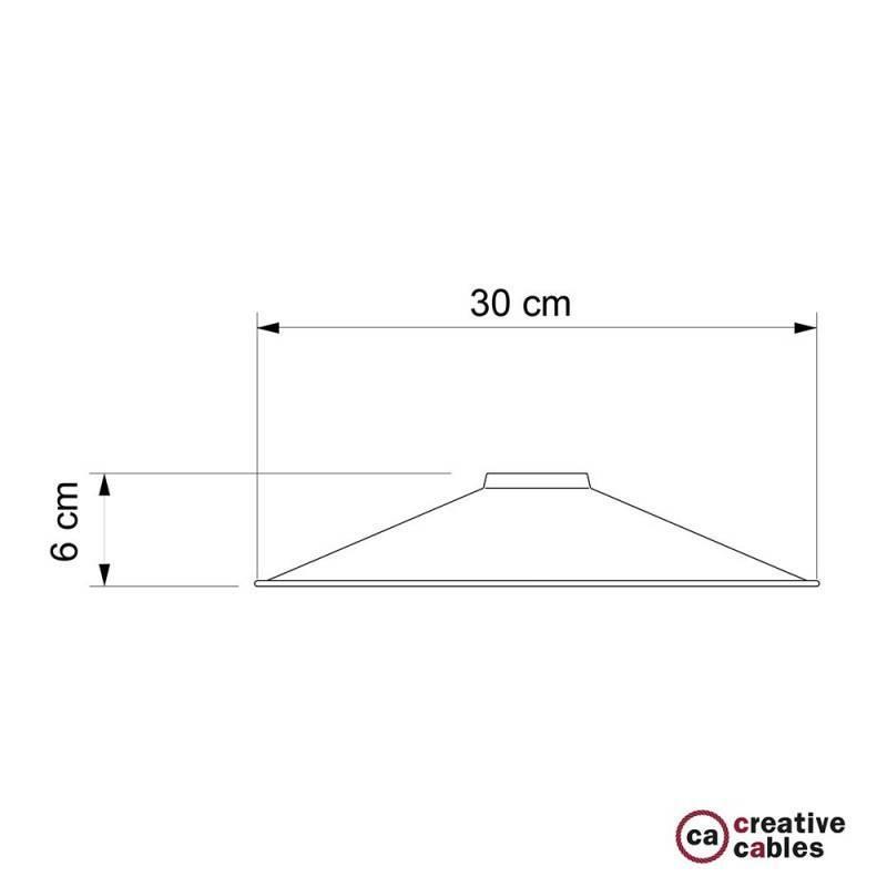 Paralume Swing Creative-cables in metallo colore nero attacco E27 - PAM13VNO 04