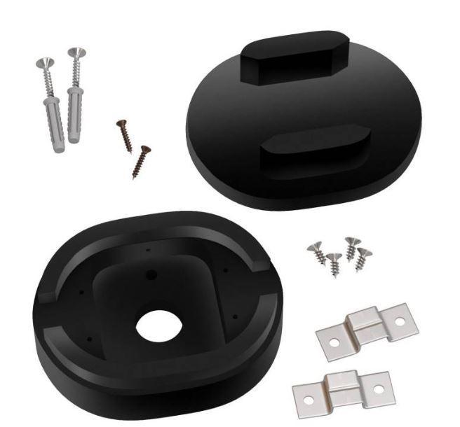 Rosone ovale Creative-Cables Filu00e8 con 2 fori laterali colore neutro - RLCAT13 03