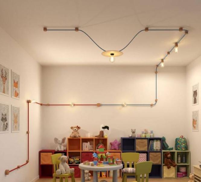 Rosone ovale Creative-Cables Filu00e8 con 2 fori laterali colore neutro - RLCAT13 04