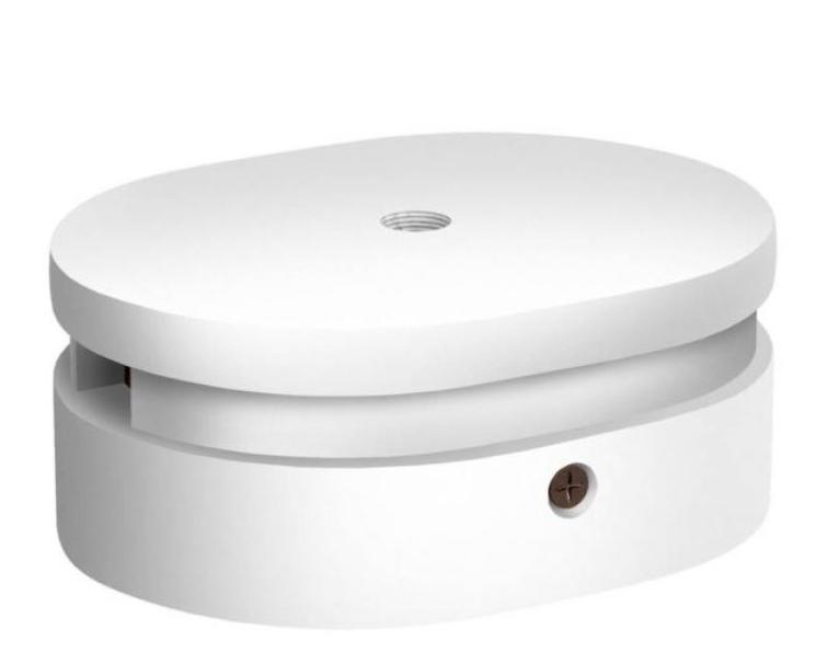 Rosone ovale Cretive-Cables Filu00e8 con foro centrale e due fori laterali bianco - RLCAT32 01