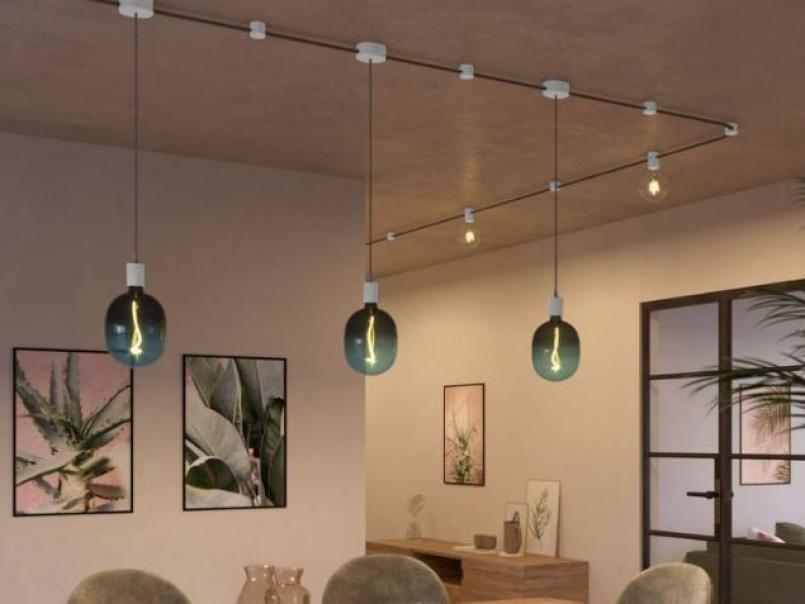 Rosone ovale Cretive-Cables Filu00e8 con foro centrale e due fori laterali bianco - RLCAT32 03
