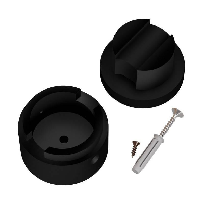 Terminale Creative-cables Italia in legno colore nero per cavo per catenaria - TLCA03 03