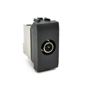 Presa tv derivata art compatibile con bticino livinglight ln4202d nero - 826n - art-f826ne