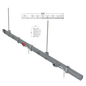 Elemento rettilineo  kam 0204 3 metri 25a ip55 - 3025046