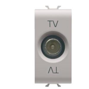 Presa tv  chorusmart connettore iec maschio 1m beige satinato - gw13361