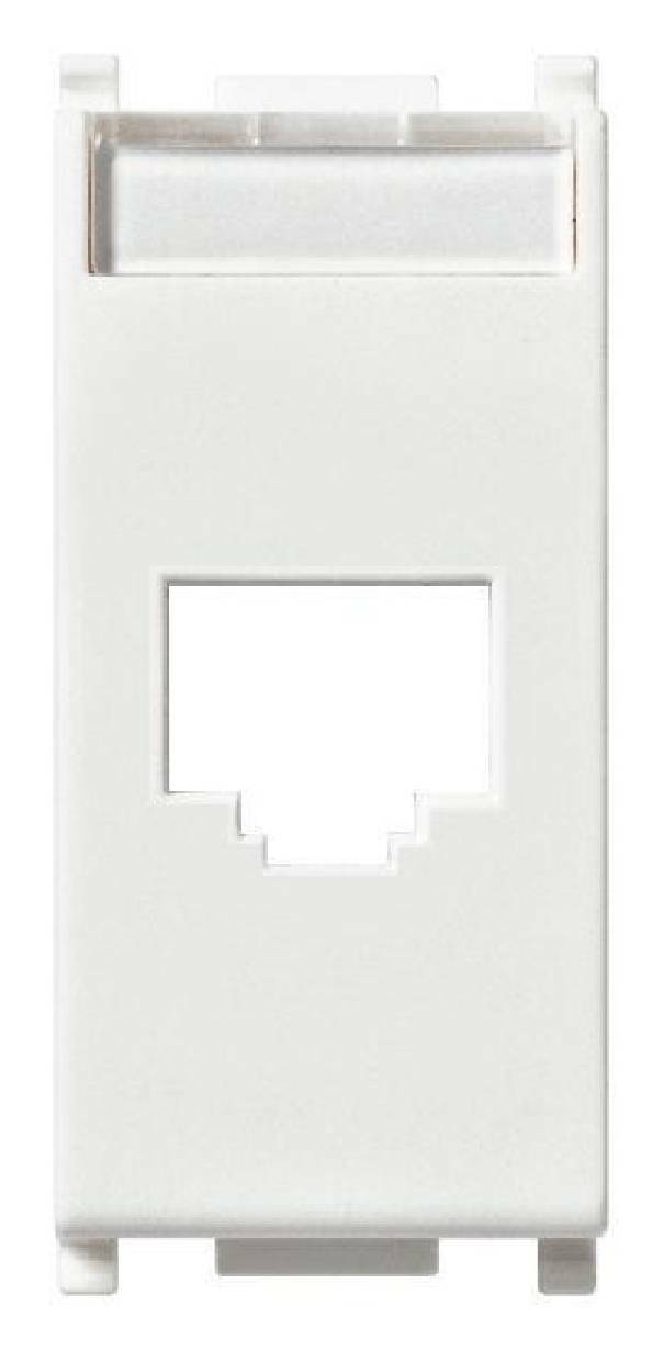 vimar vimar plana adattatore per connettore rj45 colore bianco 14338.c - foto 1