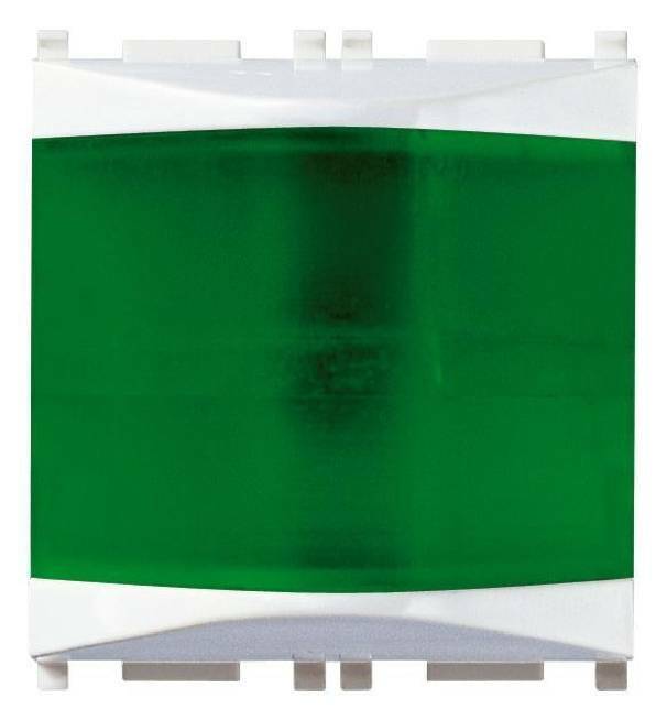 vimar vimar plana spia luminosa colore verde 2 moduli 14387.v - foto 1