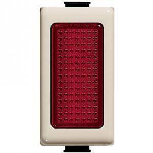 Matix portalampada colore avorio diffusore rosso a5060r