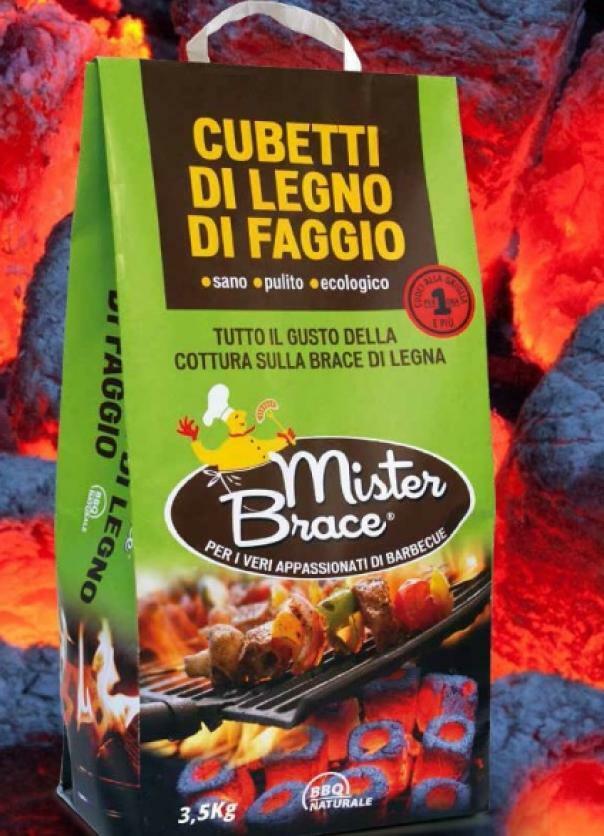 misterbrace carbonella 3,5kg di puro faggio misterbrace - foto 1