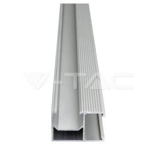 Binario  per sistemi solare 2 metri silver 4 pezzi - 11538