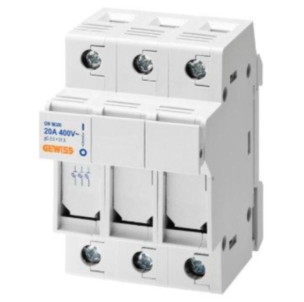 Portafusibile sezionabile Gewiss 90AM 3P 400Vac 20A - GW96306 01